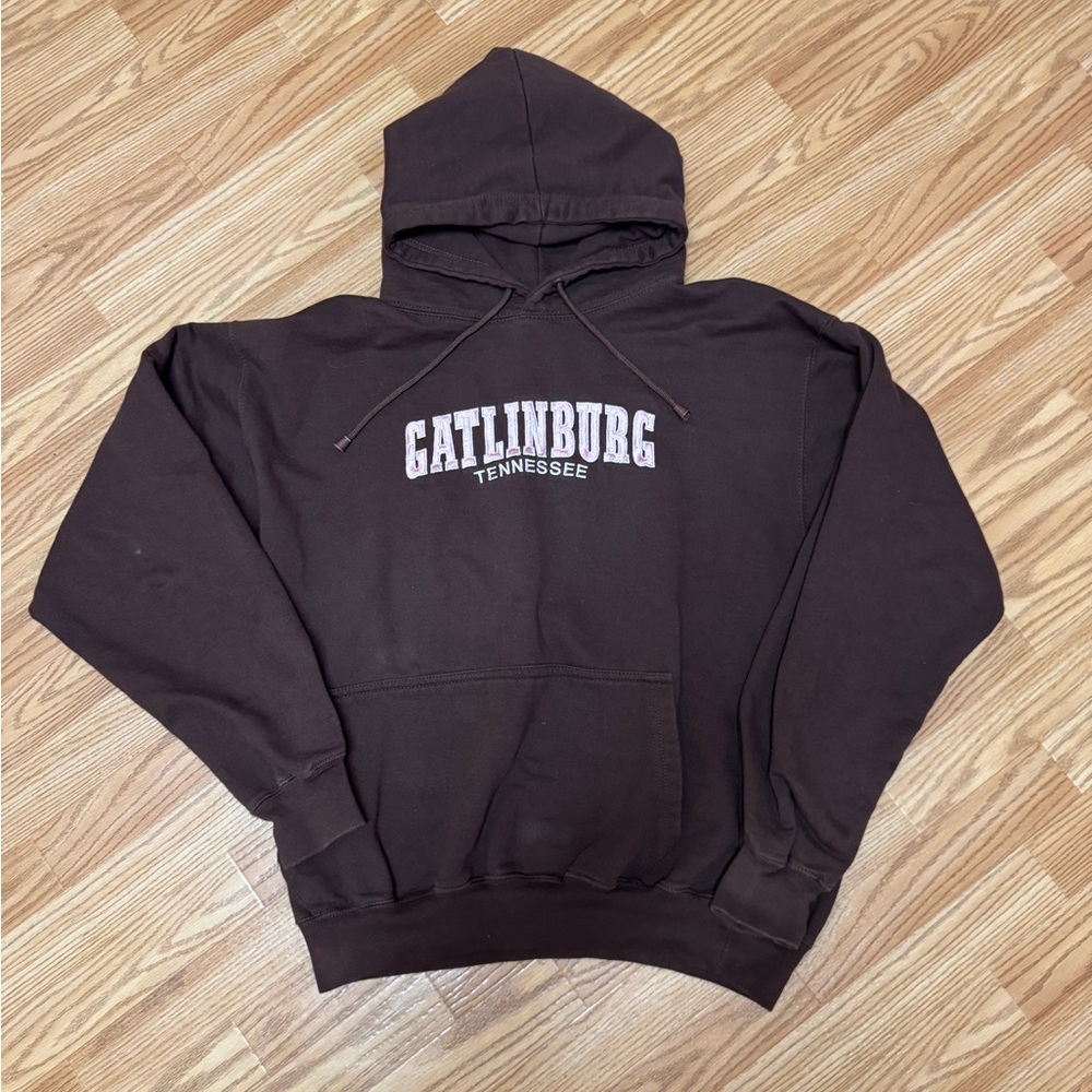 Gatlinburg Tennessee Brown Hoodie